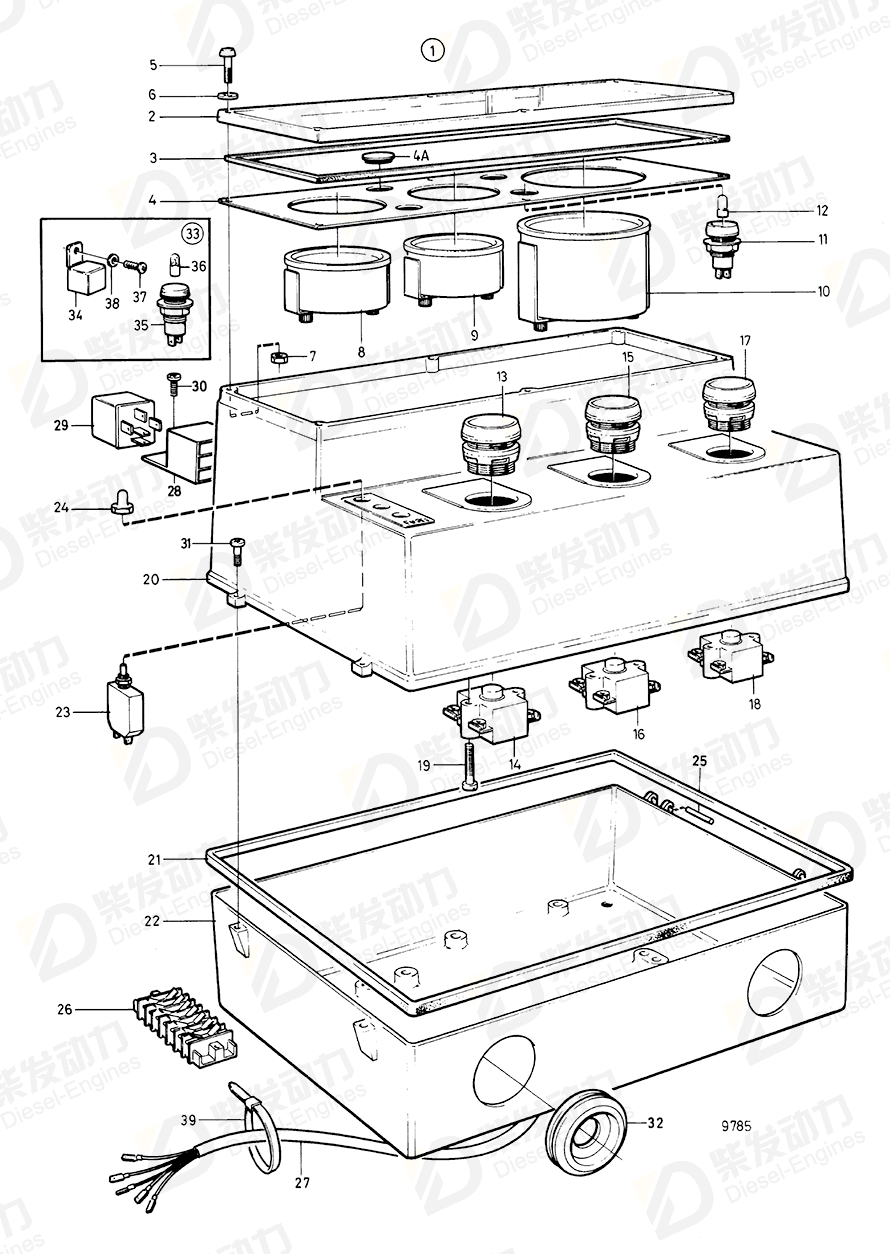 volvo penta Plug 961965 Drawing volvo penta Plug 961965 Drawing